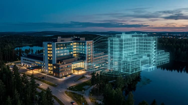 Digital Twin for Wellbeing Services County Real Estate